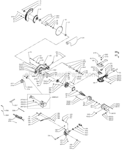 Page A Diagram and Parts List for 3802L  Porter Cable Miter Saw